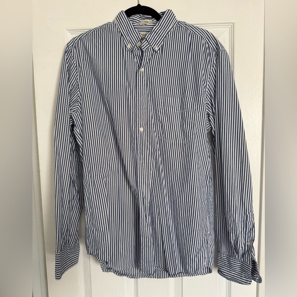 J. Crew Striped Button Up Shirt